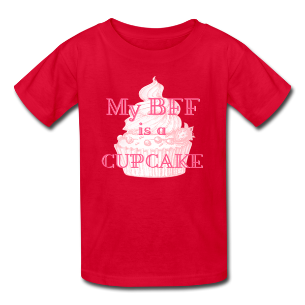 Cupcake Kids' T-Shirt - red