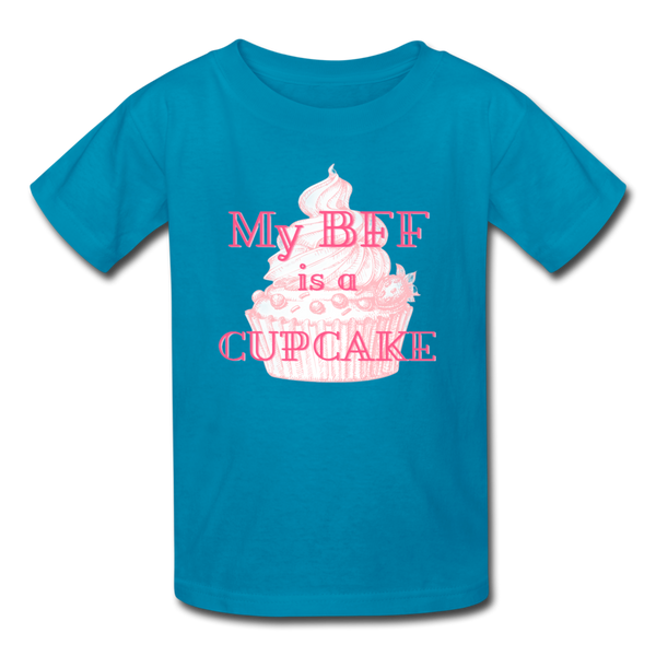 Cupcake Kids' T-Shirt - turquoise