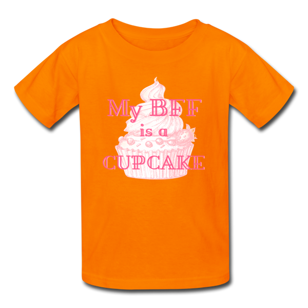 Cupcake Kids' T-Shirt - orange