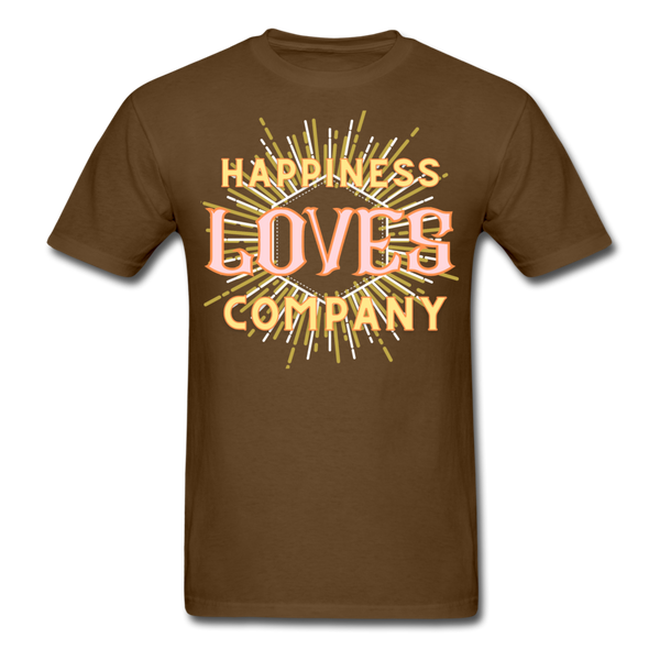 Happiness Unisex Classic T-Shirt - brown