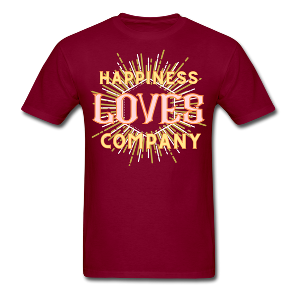 Happiness Unisex Classic T-Shirt - burgundy