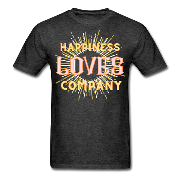 Happiness Unisex Classic T-Shirt - heather black