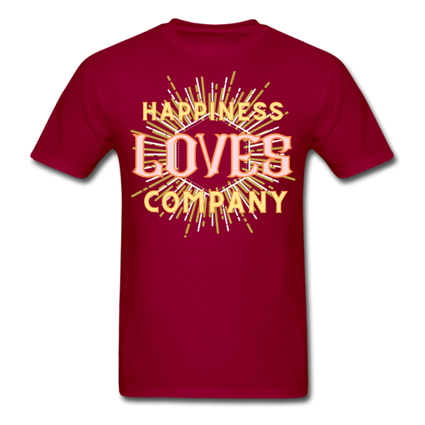 Happiness Unisex Classic T-Shirt - dark red