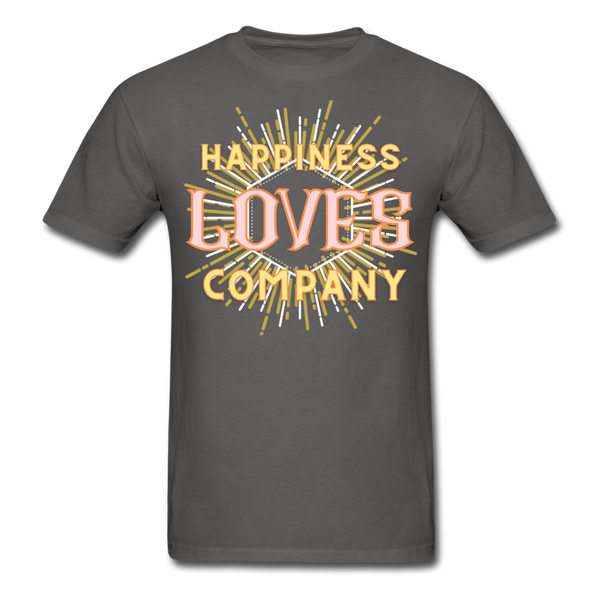 Happiness Unisex Classic T-Shirt - charcoal