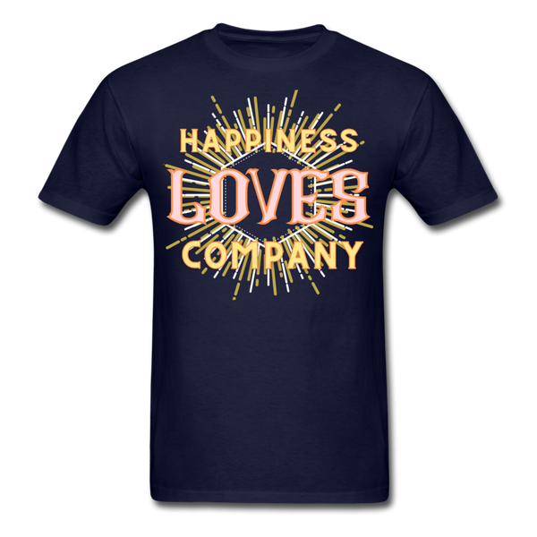 Happiness Unisex Classic T-Shirt - navy