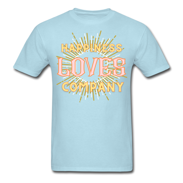 Happiness Unisex Classic T-Shirt - powder blue