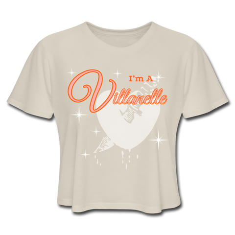 Villanelle Women's Cropped T-Shirt - dust