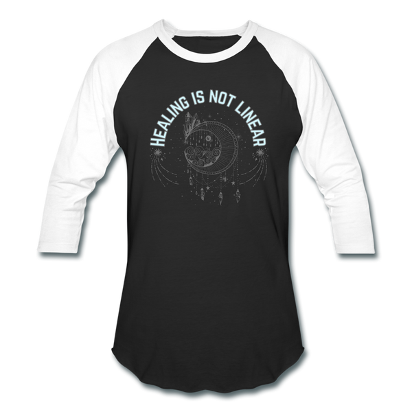Healing Baseball T-Shirt - black/white