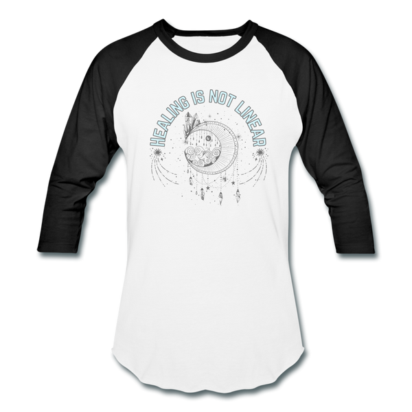 Healing Baseball T-Shirt - white/black