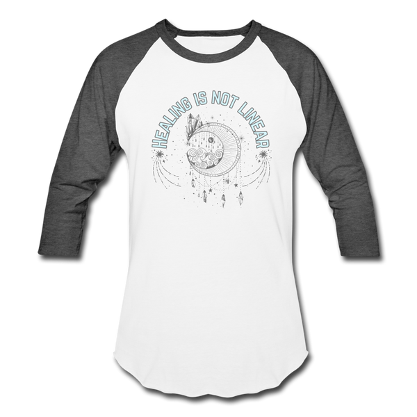 Healing Baseball T-Shirt - white/charcoal