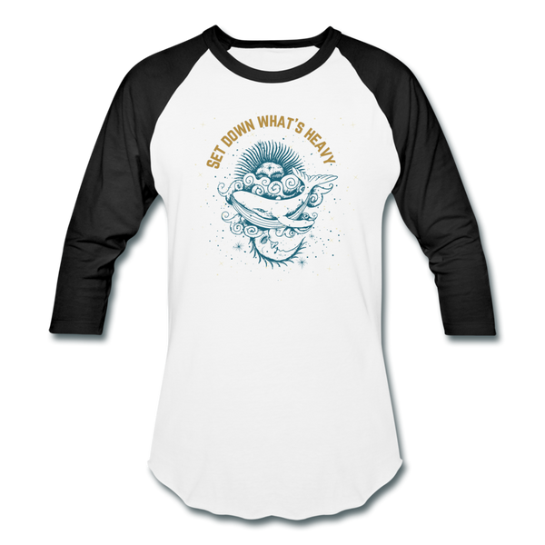 Heavy Baseball T-Shirt - white/black