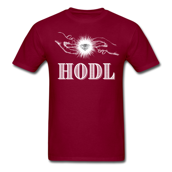 HODL Unisex Classic T-Shirt - burgundy