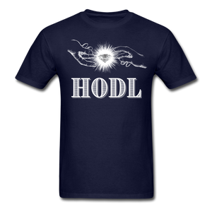 HODL Unisex Classic T-Shirt - navy