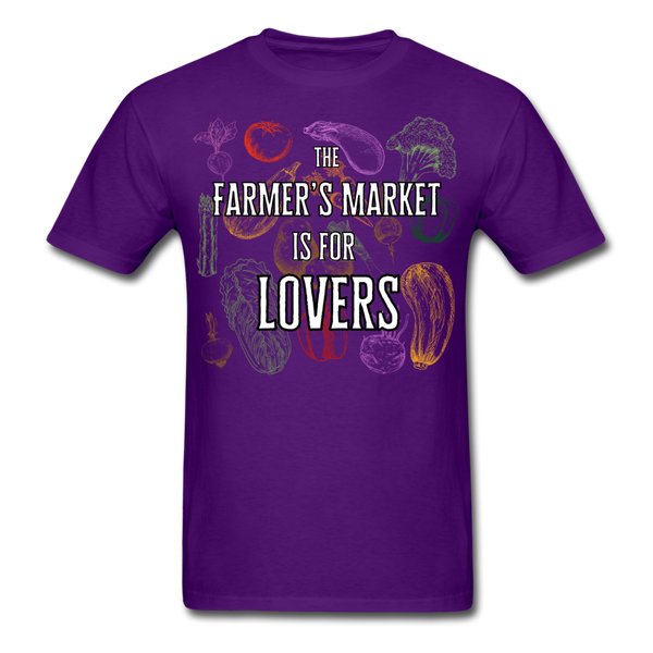 Farmer's Market Unisex Classic T-Shirt - purple