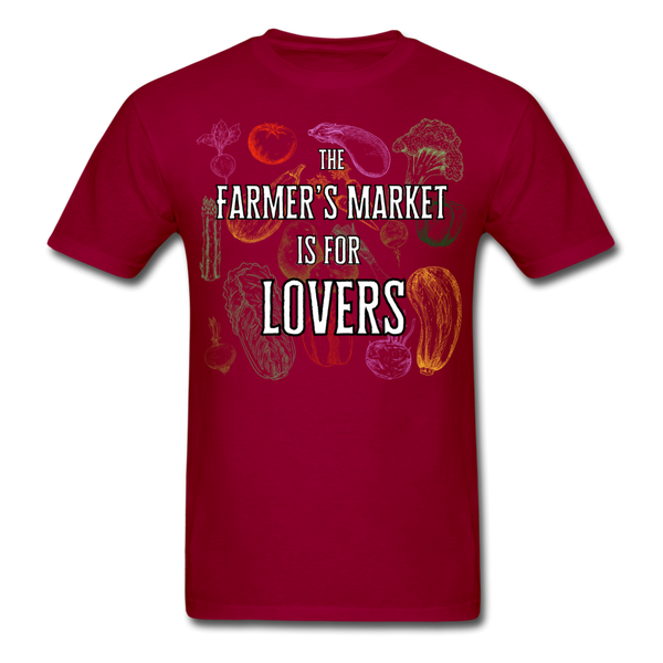 Farmer's Market Unisex Classic T-Shirt - dark red