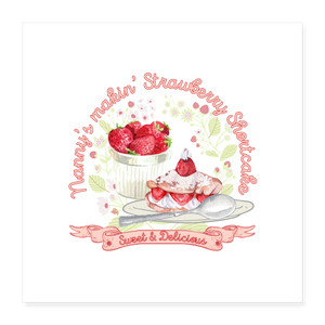 Strawberry Shortcake Poster 24x24 - white