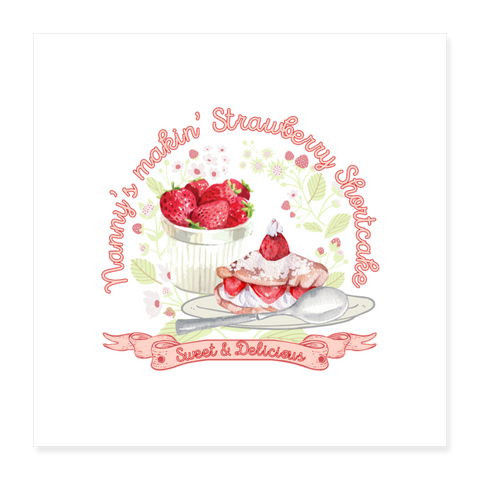Strawberry Shortcake Poster 24x24 - white
