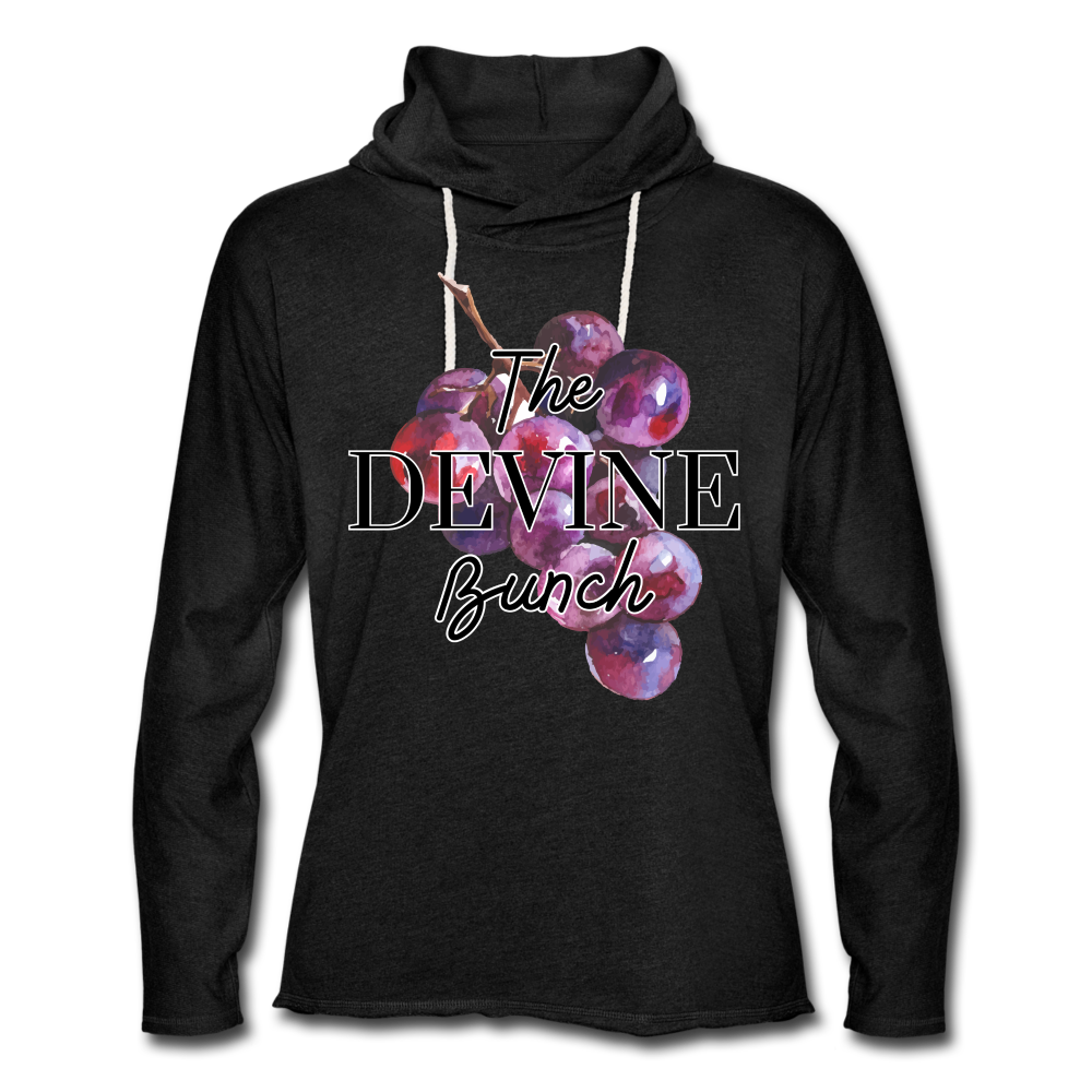 Devine Bunch Unisex Lightweight Terry Hoodie - charcoal grey