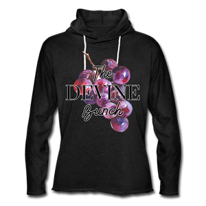 Devine Bunch Unisex Lightweight Terry Hoodie - charcoal grey