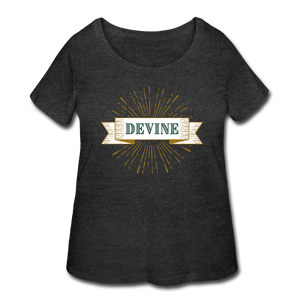 Devine Women’s Curvy T-Shirt - deep heather