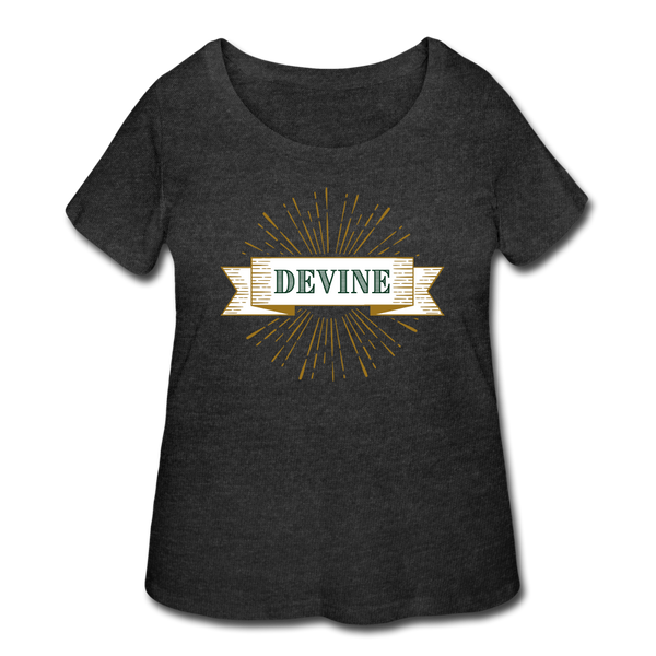 Devine Women’s Curvy T-Shirt - deep heather