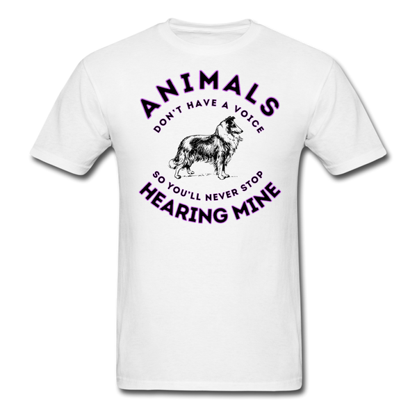 Animals Unisex Classic T-Shirt - white